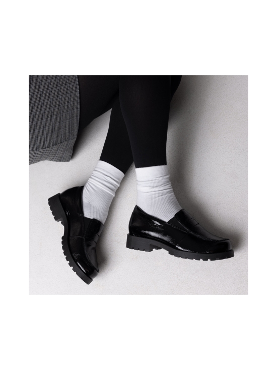 Pomar - JASMIN loaferit - BLACK PATENT LACK/BL. SOLE | Stockmann - photo 2