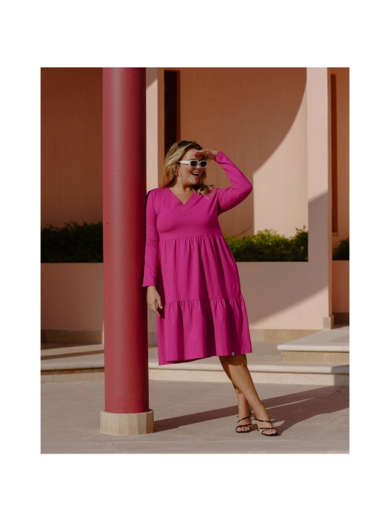 Nakoa - Amélie Dress kerrosmekko, Festival Fuchsia - FESTIVAL FUCHSIA (PINKKI) | Stockmann - photo 3