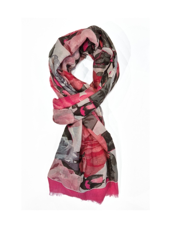 Lasessor - Debra -silkkipuuvillainen kaulahuivi - FUKSIA | Stockmann - photo 1