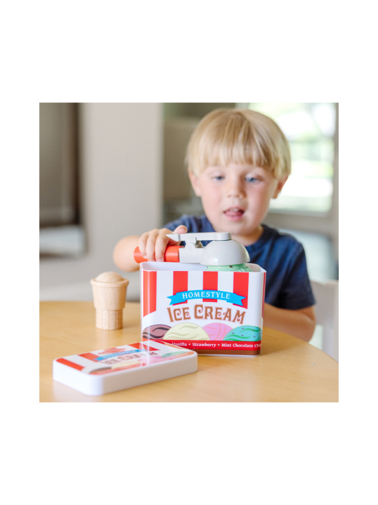 MELISSA & DOUG - MELISSA & DOUG Leikkisetti Kauho ja pinoa jäätelötötterö | Stockmann - photo 3