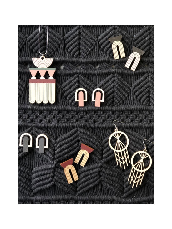 YO ZEN - Art Deco -kaulakoru, printattu koivu - MULTI - photo 4 YO ZEN - Art Deco -kaulakoru, printattu koivu - MULTI | Stockmann - photo 4