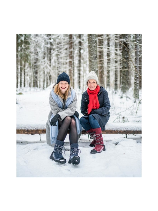 Pomar - KOLI Naisten XW GORE-TEX huopasaapikkaat - STORMY FELT/BLACK WAXY LEATHER | Stockmann - photo 2