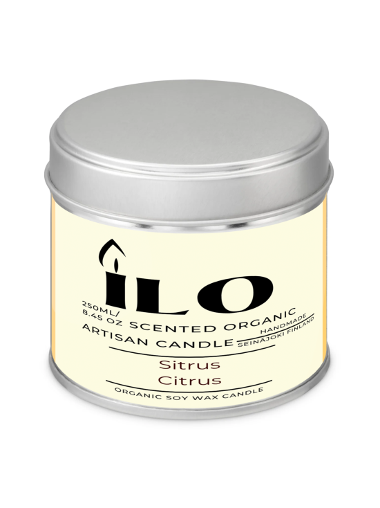Ilo Scented Candels - ILO Luomu Soijavaha Tuoksukynttilä Sitrus - photo 1 Ilo Scented Candels - ILO Luomu Soijavaha Tuoksukynttilä Sitrus | Stockmann - photo 1