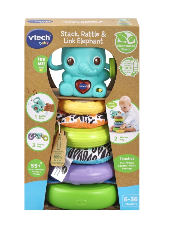 VTECH - VTECH Leikkisetti Elefantti Pinoa, helistä ja yhdistä - photo 1 VTECH - VTECH Leikkisetti Elefantti Pinoa, helistä ja yhdistä | Stockmann - photo 1