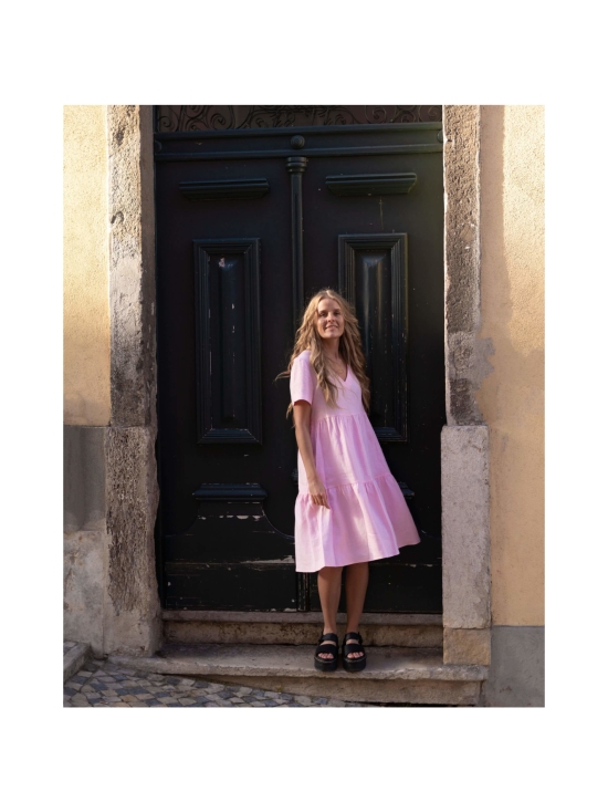 Nakoa - Pellava Kerrosmekko, Rosewater - VAALEANPUNAINEN | Stockmann - photo 6