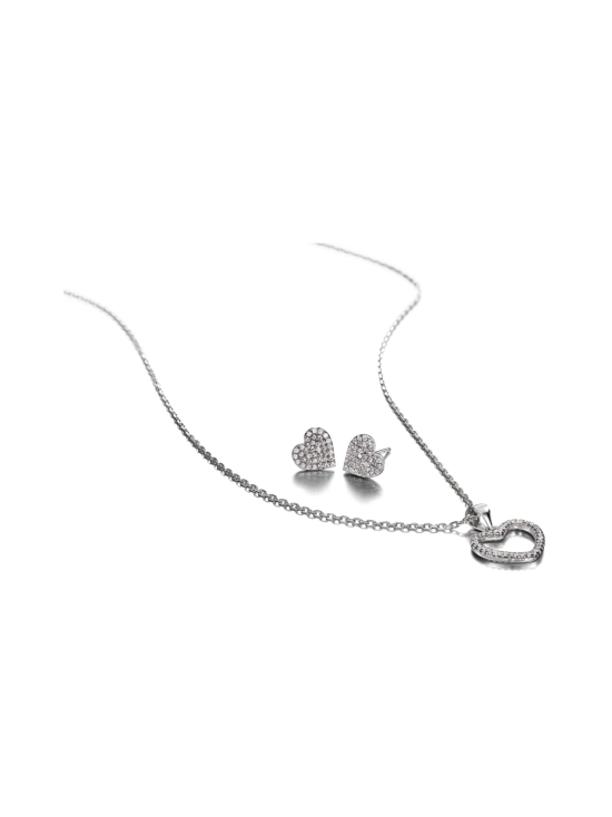DFJ Collections - DFJ SILVER SET HEARTFUL - Hopeakoru setti - 17 | Stockmann - photo 1