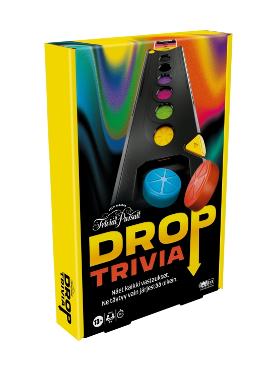 HASBRO GAMING - TRIVIAL PURSUIT Drop Triviapeli (suomenkielinen) - photo 2 HASBRO GAMING - TRIVIAL PURSUIT Drop Triviapeli (suomenkielinen) | Stockmann - photo 2