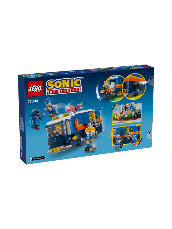 LEGO SONIC THE HEDGEHOG - LEGO Sonic Sonic-tiimin liikkuva komentokeskus 77006 - photo 2 LEGO SONIC THE HEDGEHOG - LEGO Sonic Sonic-tiimin liikkuva komentokeskus 77006 | Stockmann - photo 2