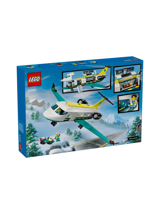 LEGO CITY - LEGO City Pelastuslaitoksen ambulanssilentokone 60465 - photo 2 LEGO CITY - LEGO City Pelastuslaitoksen ambulanssilentokone 60465 | Stockmann - photo 2