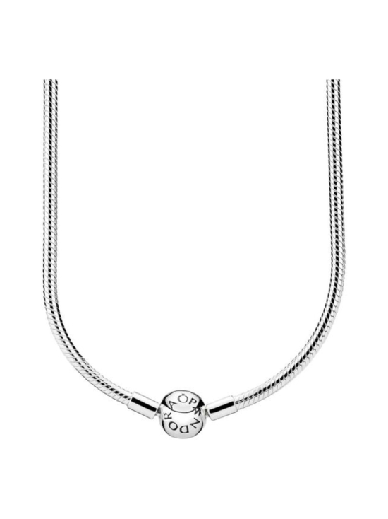 Pandora - Silver necklace with round clasp Moments Silver Necklace 590742HV | Stockmann - photo 3