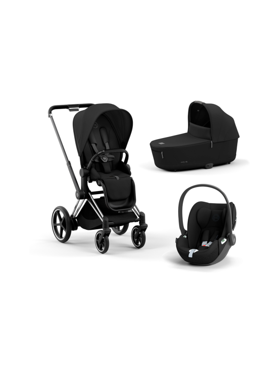 CYBEX - Cybex ePriam yhdistelmävaunut ja turvakaukalo (Chrome/Black) - SEPIA BLACK | Stockmann - photo 3