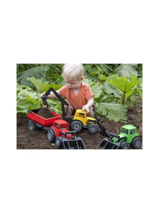 Plasto - PLASTO Kauhatraktori ja peräkärry, punainen, 56 cm | Stockmann - photo 2