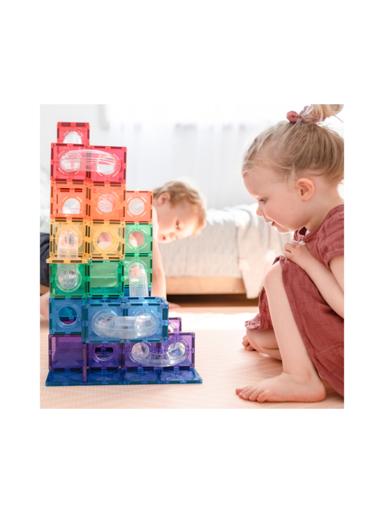 CONNETIX - CONNETIX Magneettinen rakennussarja Rainbow pallorata, 92 osaa | Stockmann - photo 8