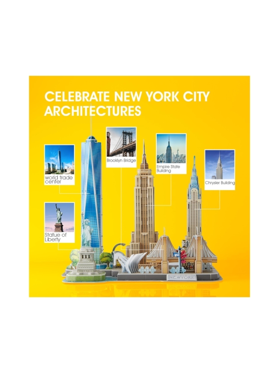 National Geographic City Line New York City 3D 123 pcs | Pelit