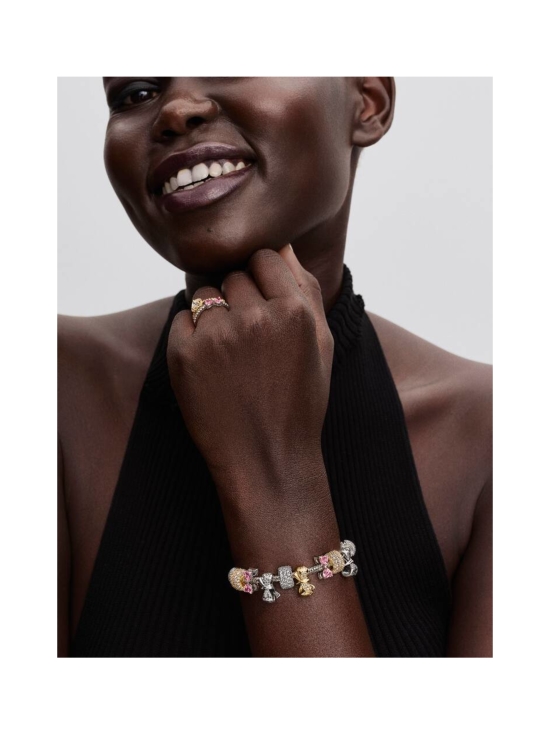 Pandora - Heart Clasp Faceted Snake Chain Bracelet - 594236C00 | Stockmann - photo 2