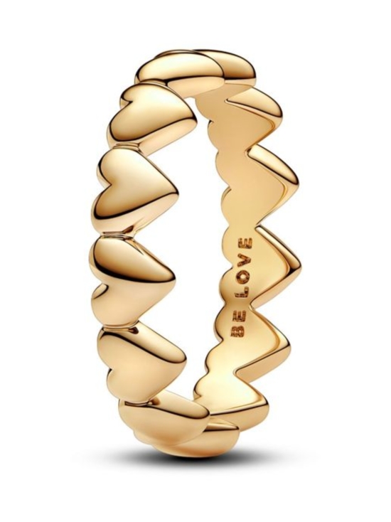 Pandora - Hearts 14k gold-plated ring | Stockmann - photo 3