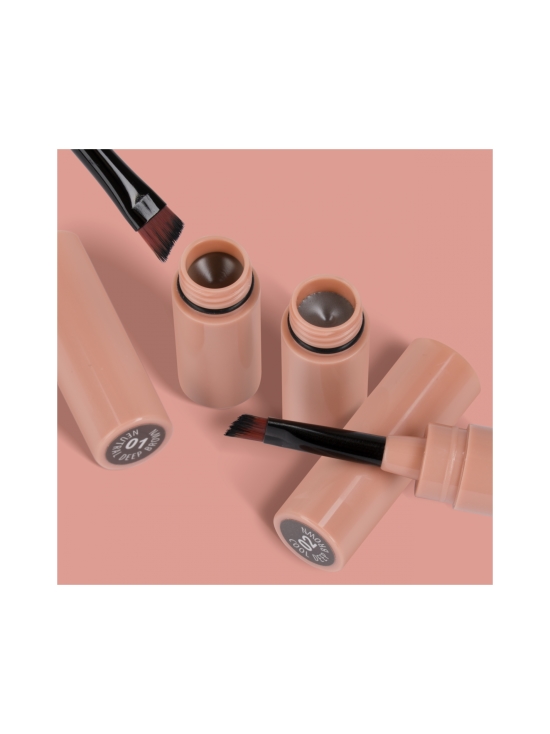 NAM - Eyebrow Pen Pomade -voidemainen kulmaväri 0,8g - 01 NEUTRAL DEEP BROWN | Stockmann - photo 1
