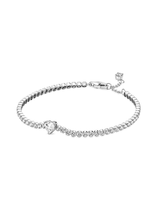 Pandora - Pandora Timeless säihkyvä sydän -tennisrannekoru, hopea - 590041C01 | Stockmann - photo 4