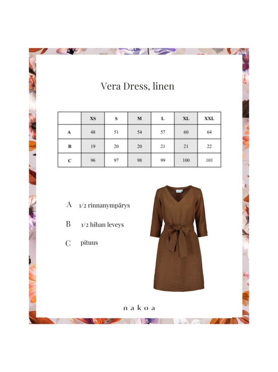 Nakoa - Vera Dress Pellavamekko, Black - MUSTA | Stockmann - photo 5