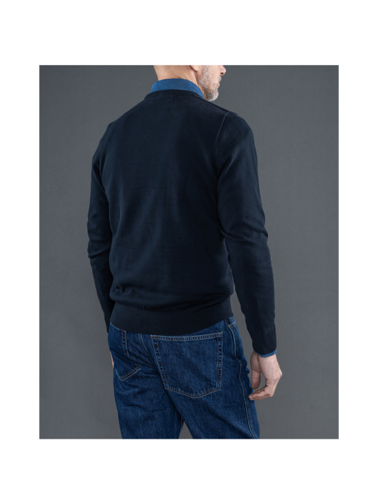 Berkeley - Brockton Cotton Crew -puuvillaneule - NAVY | Stockmann - photo 4