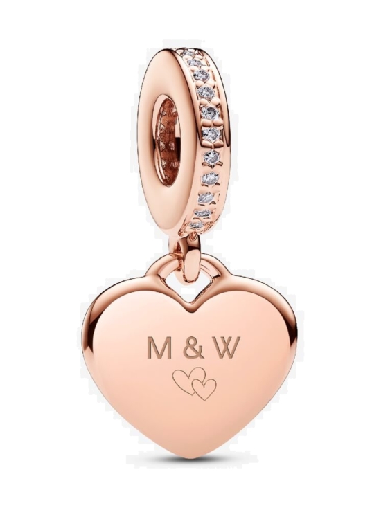 Pandora - Pandora kaiverrettava sydänhela, ruusukullattu – 788761C01 | Stockmann - photo 4