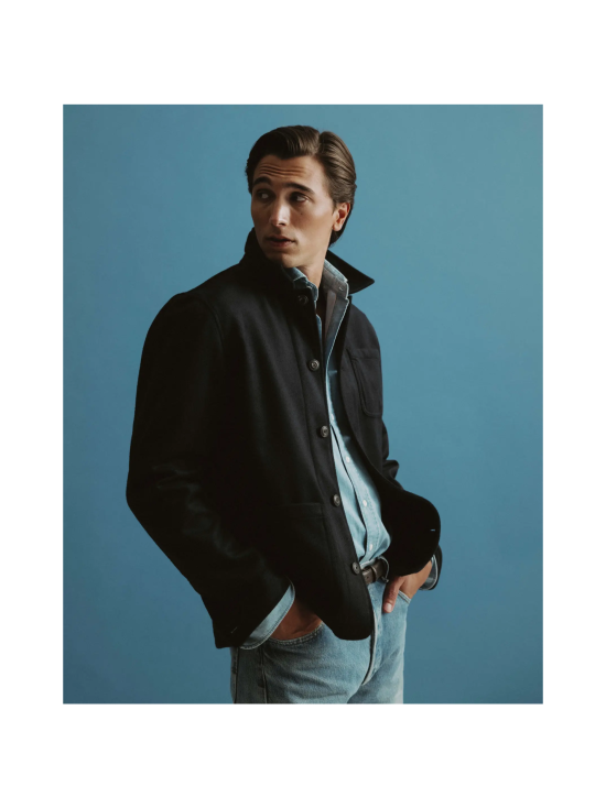 Berkeley - Giotto Wool Overshirt -villatakki - NAVY | Stockmann - photo 2