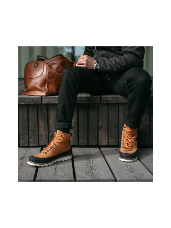 Pomar - KASPER Miesten GORE-TEX talvikengät - TAN NUBUCK/WHT.SOLE | Stockmann - photo 3