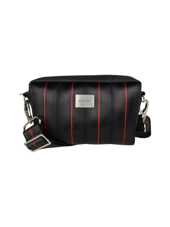 Globe Hope - UTU laukku, punaisilla raidoilla - MUSTA | Stockmann - photo 4