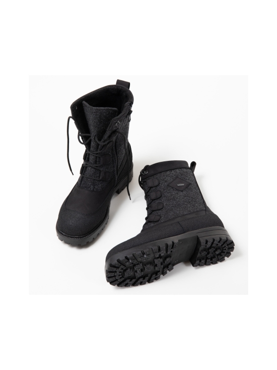 Pomar - KIIRUNA Miesten GORE-TEX huopasaappaat - BLACK WAXY/PU/GRANIT FELT | Stockmann - photo 9