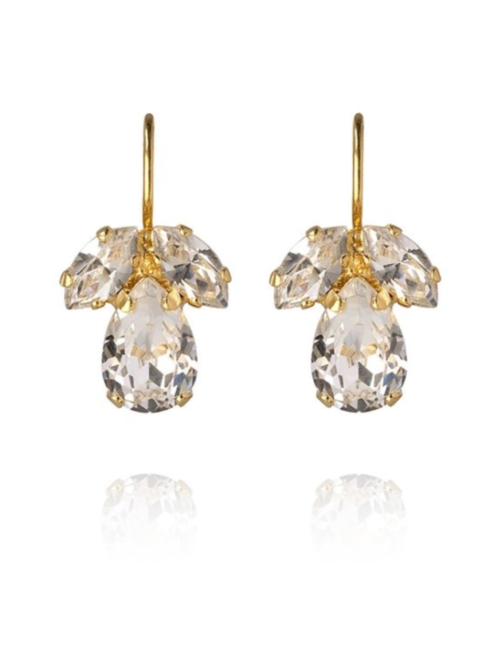 Caroline Svedbom Jewelry - PETITE TIMO EARRINGS GOLD - CRYSTAL | Stockmann - photo 1