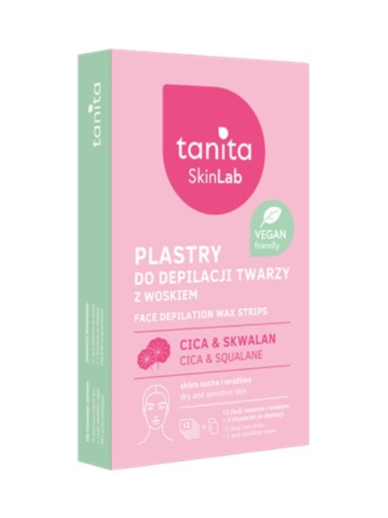 Tanita - Face Depilation Wax Strips Cica&Squalane -kylmävahaliuskat kasvoille 12kpl | Stockmann - photo 1