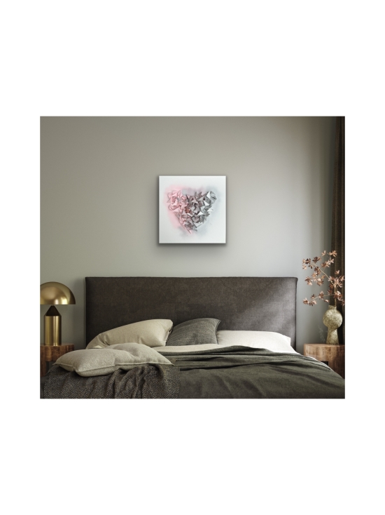 Annika Salmi Art - Metallic heart 60x60 akustiikkateos - photo 3 Annika Salmi Art - Metallic heart 60x60 akustiikkateos | Stockmann - photo 3
