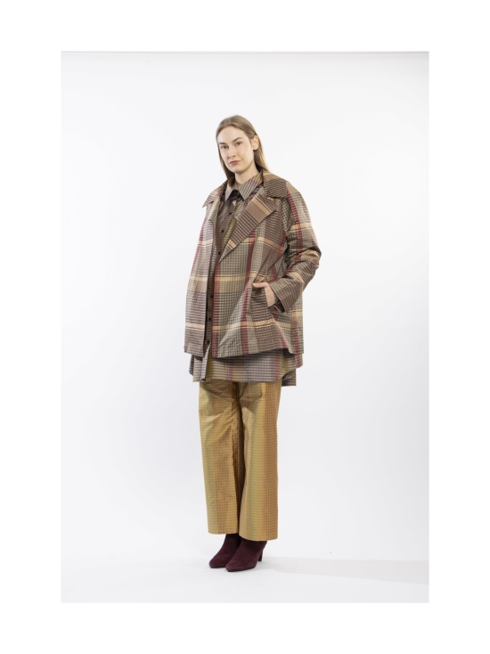 Miia Halmesmaa - SILKKI BLEISERI, RUUTU - BEIGE | Stockmann - photo 3