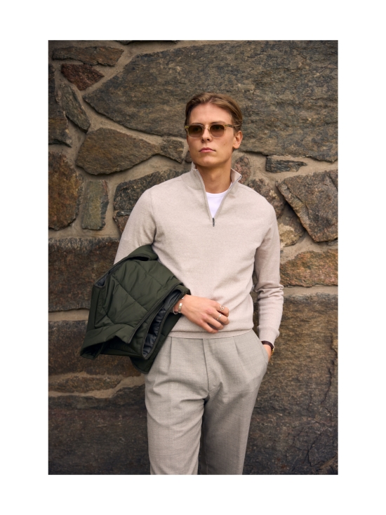 Berkeley - Wilton Merino Halfzip -villaneule - SAND | Stockmann - photo 3