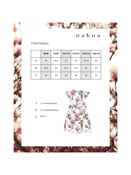 Nakoa - Print Mekko, Magnolia - MAGNOLIA - photo 5 Nakoa - Print Mekko, Magnolia - MAGNOLIA | Stockmann - photo 5