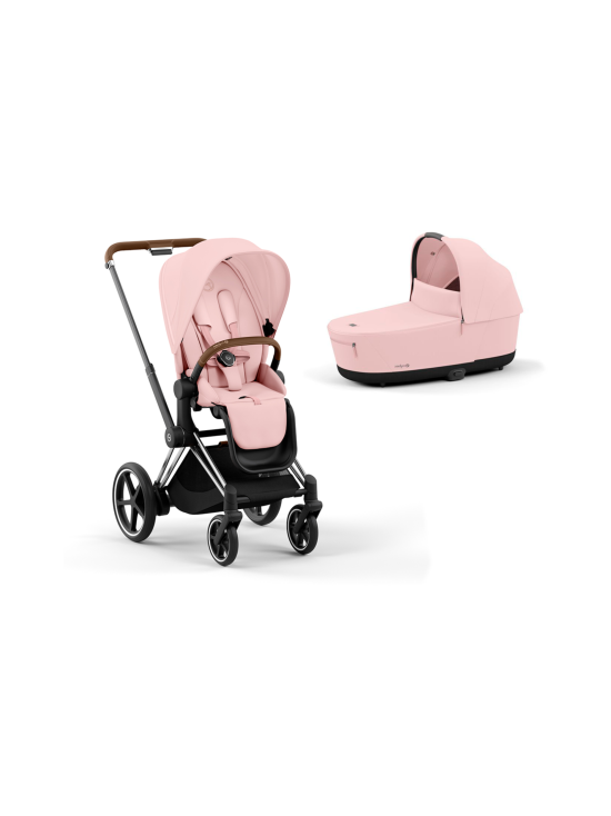 CYBEX - Cybex ePriam yhdistelmävaunut (Chrome/Brown) - PEACH PINK | Stockmann - photo 2