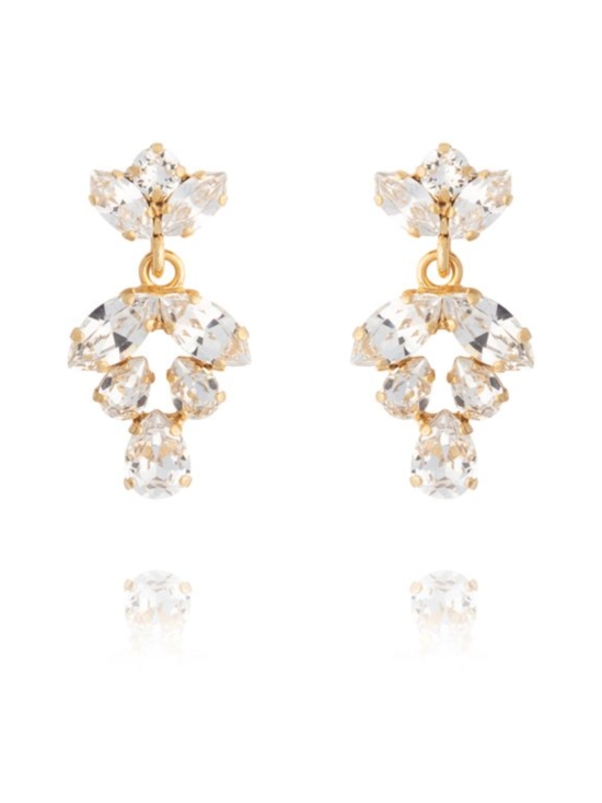 Caroline Svedbom Jewelry - KISS ME EARRINGS - GOLD CRYSTAL | Stockmann - photo 1