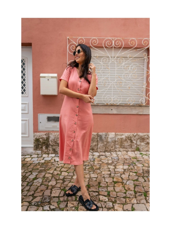 Nakoa - Penelope Dress, Papaya - PAPAYA (PERSIKKA) | Stockmann - photo 3