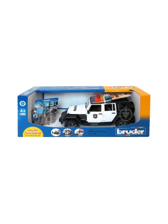 BRUDER - BRUDER Jeep Wrangler Unlimited Rubicon -poliisiauto, 1:16 - photo 1 BRUDER - BRUDER Jeep Wrangler Unlimited Rubicon -poliisiauto, 1:16 | Stockmann - photo 1