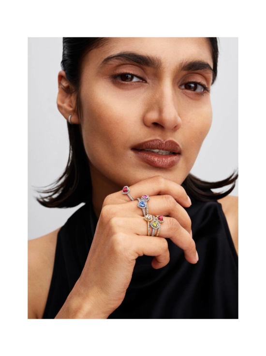 Pandora - Sparkling Elevated Heart Ring - 198421C05 | Stockmann - photo 3