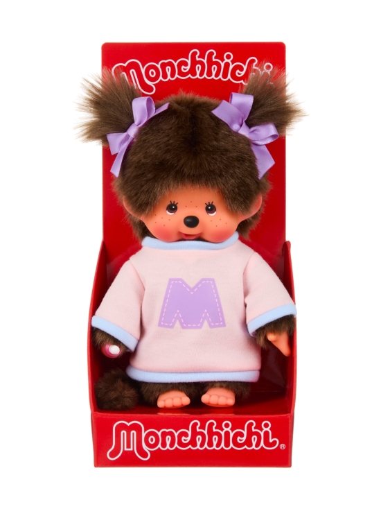 Monchhichi - MONCHHICHI Pehmotyttönukke ja villapaita, 20 cm | Stockmann - photo 1