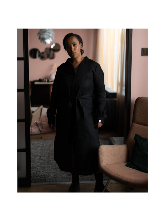 Nakoa - Chloe Pellavamekko, Black - MUSTA | Stockmann - photo 4