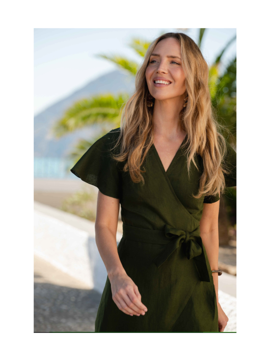 Nakoa - Annika Dress, Olive Green - OLIVE GREEN (OLIIVINVIHREÄ) | Stockmann - photo 6