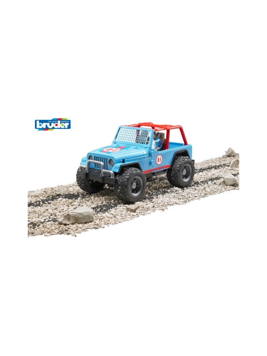 BRUDER - BRUDER Jeep kilpa-auto ja kuljettaja, sininen, 1:16 - photo 2 BRUDER - BRUDER Jeep kilpa-auto ja kuljettaja, sininen, 1:16 | Stockmann - photo 2