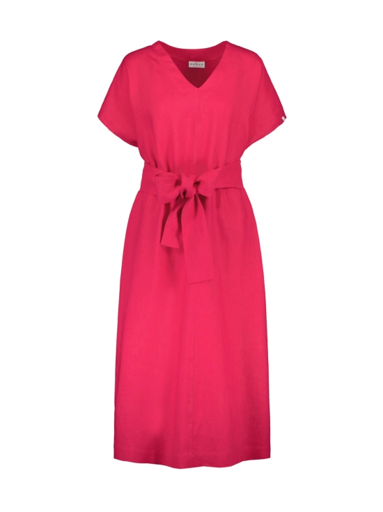 Naomi Dress, Pink Peacock