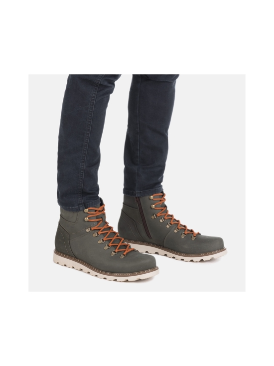 Pomar - LUKKI Miesten Zero Waste nilkkurit - DARK GREEN NUB/WHT.SOLE | Stockmann - photo 2