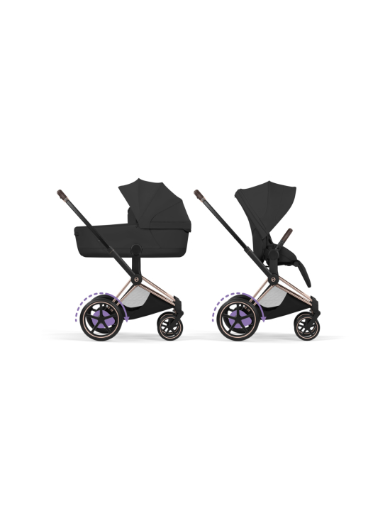 CYBEX - Cybex ePriam Style yhdistelmävaunut (Rosegold) - SEPIA BLACK | Stockmann - photo 2