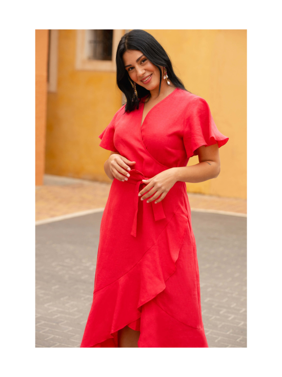 Nakoa - Annika Dress, Raspberry - RASPBERRY (PUNAINEN) | Stockmann - photo 2