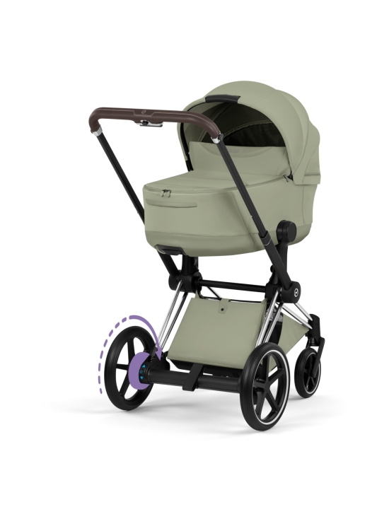 CYBEX - Cybex ePriam Style yhdistelmävaunut (Chrome Brown) - SAGE GREEN | Stockmann - photo 6