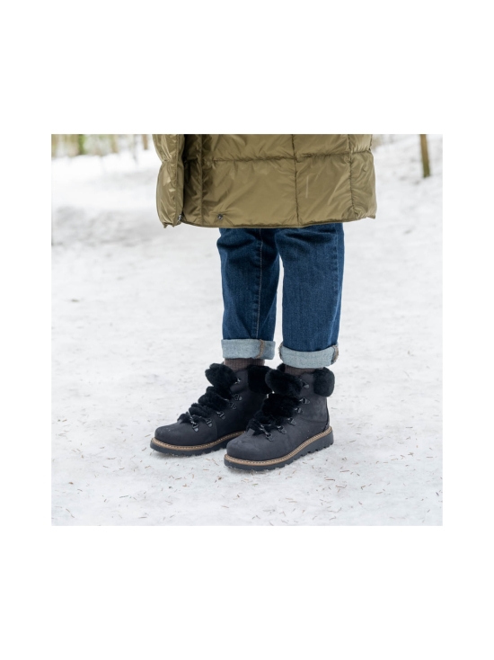 Pomar - MUOTKA Naisten talvinilkkurit - BLACK NUBUCK/FUR | Stockmann - photo 6